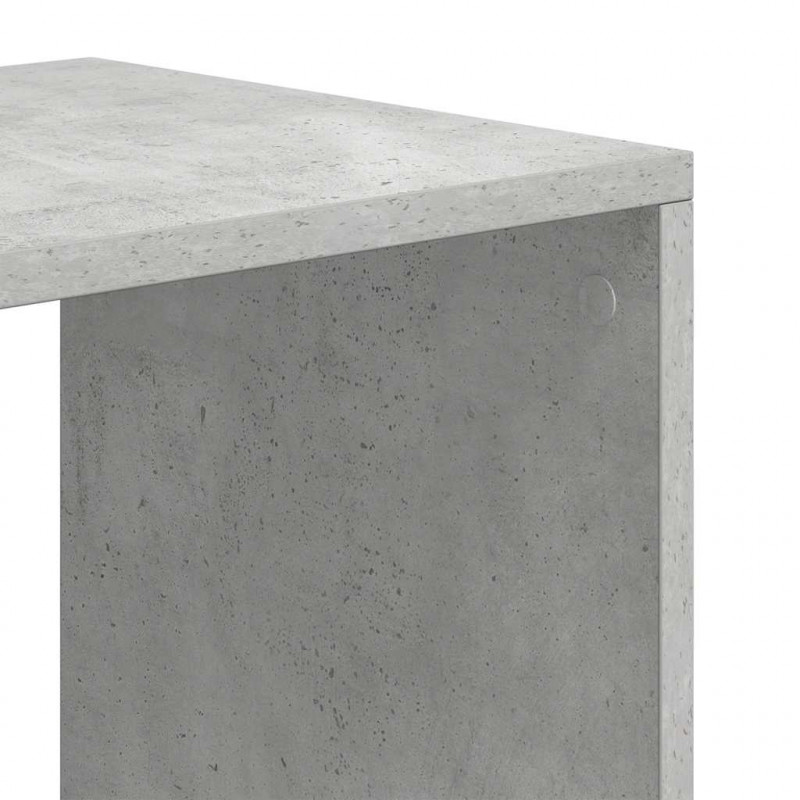 Regał, betonowy szary,66x31x112 cm, materiał drewnopochodny