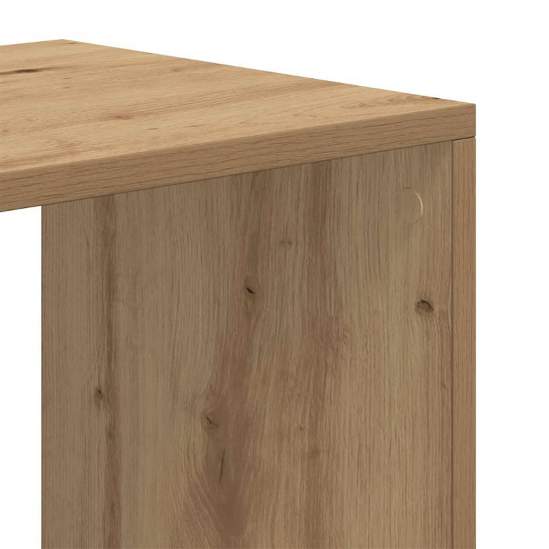 Szafka na książki, dąb artisan, materiał drewnopochodny