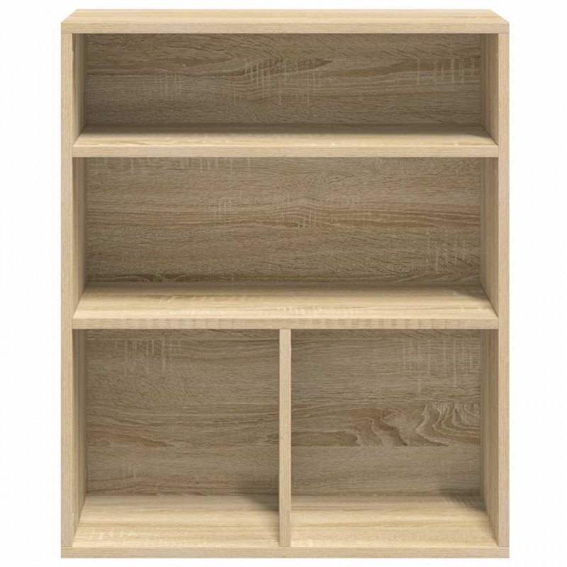 Regał na książki, dąb sonoma, materiał drewnopochodny