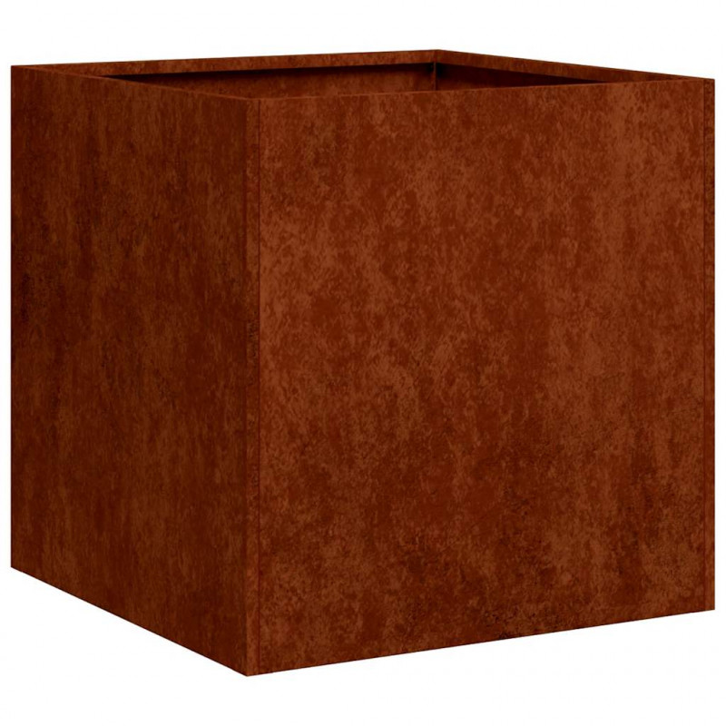 Doniczka Rusty 40x40x40 cm Stal nierdzewna