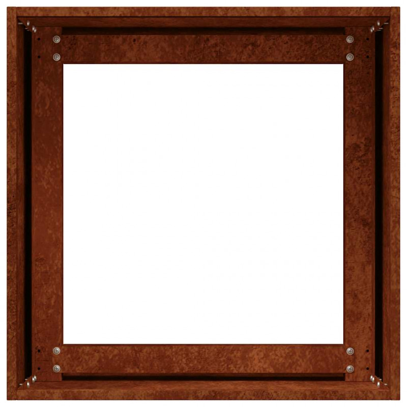 Doniczka Rusty 40x40x40 cm Stal nierdzewna