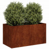 Doniczka Rusty 80x40x40 cm Stal nierdzewna