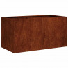 Doniczka Rusty 80x40x40 cm Stal nierdzewna
