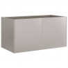 Doniczka Rusty 80x40x40 cm Stal nierdzewna