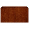 Doniczka Rusty 80x40x40 cm Stal nierdzewna