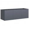 Doniczka Antracyt 120x40x40 cm Stal walcowana na zimno