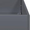 Doniczka Antracyt 120x40x40 cm Stal walcowana na zimno
