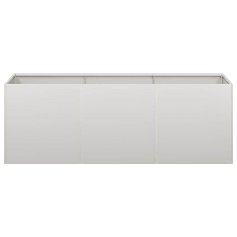 Doniczka 120x40x40 cm Stal nierdzewna