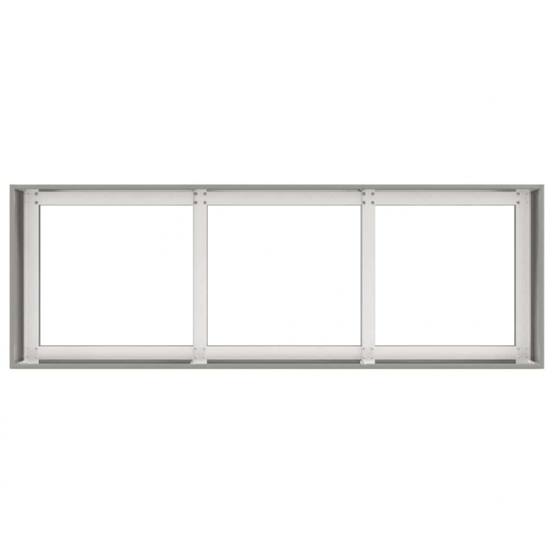 Doniczka 120x40x40 cm Stal nierdzewna