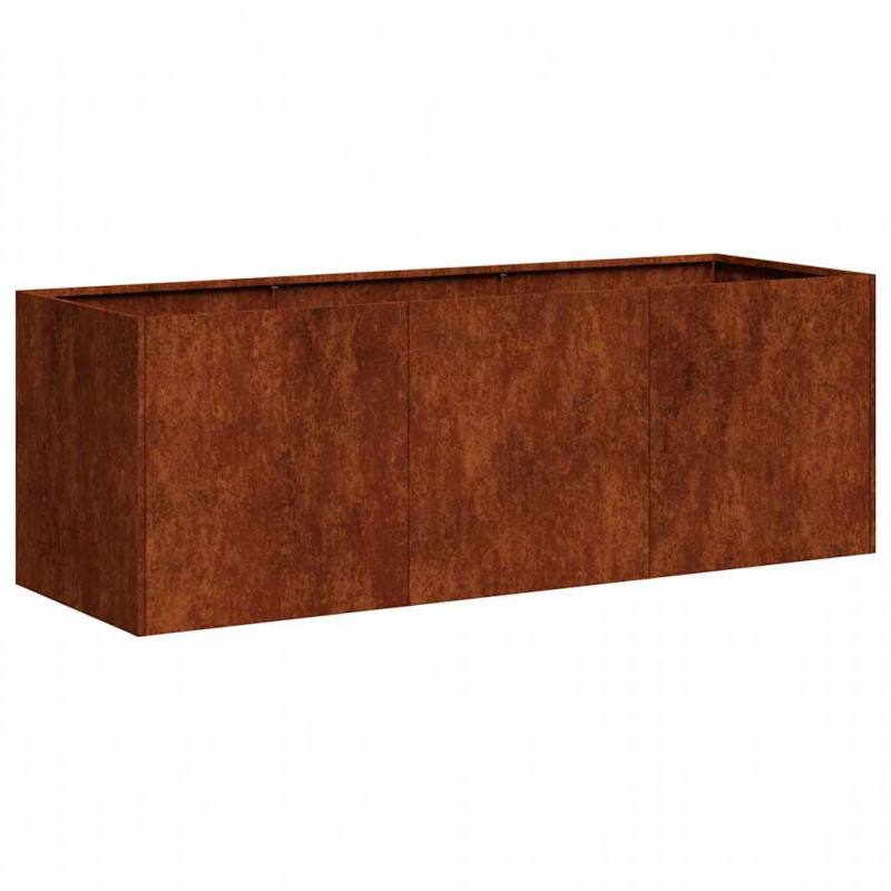 Doniczka Rusty 120x40x40 cm Stal nierdzewna