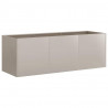 Doniczka Rusty 120x40x40 cm Stal nierdzewna