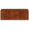 Doniczka Rusty 120x40x40 cm Stal nierdzewna