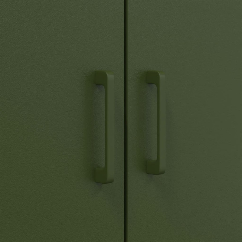 Szafka, oliwkowa, 68x39x113 cm, stal
