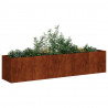 Doniczka Rusty 200x40x40 cm Stal nierdzewna