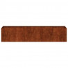 Doniczka Rusty 200x40x40 cm Stal nierdzewna