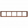 Doniczka Rusty 200x40x40 cm Stal nierdzewna