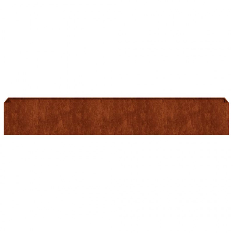Doniczka Rusty 280x40x40 cm Stal nierdzewna