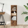 Regał, stare drewno, 31x24x102 cm, materiał drewnopochodny
