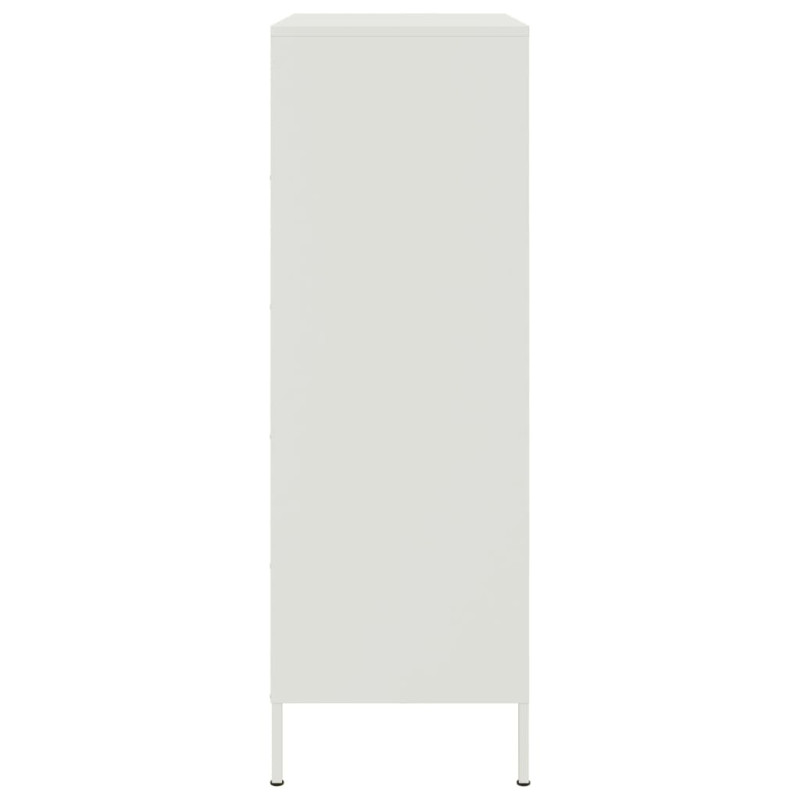 Szafka, biała, 68x39x113 cm, stal