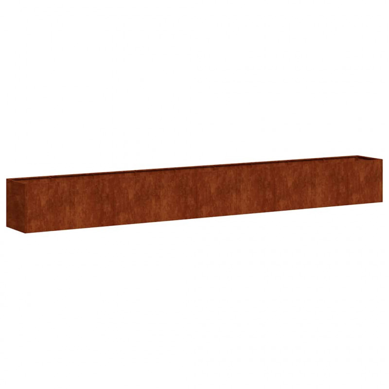 Doniczka Rusty 360x40x40 cm Stal nierdzewna