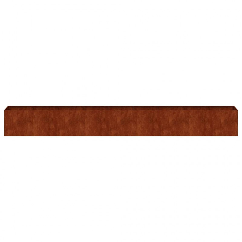 Doniczka Rusty 360x40x40 cm Stal nierdzewna