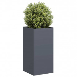 Doniczka Antracyt 40x40x80 cm Stal walcowana na zimno