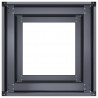 Doniczka Antracyt 40x40x80 cm Stal walcowana na zimno