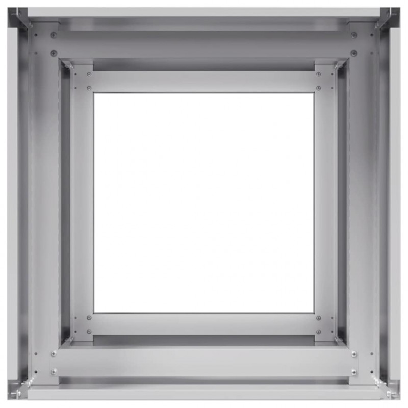Doniczka 40x40x80 cm Stal ocynkowana