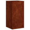 Doniczka Rusty 40x40x80 cm Stal nierdzewna