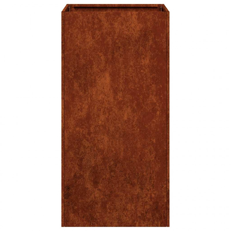 Doniczka Rusty 40x40x80 cm Stal nierdzewna