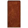 Doniczka Rusty 40x40x80 cm Stal nierdzewna