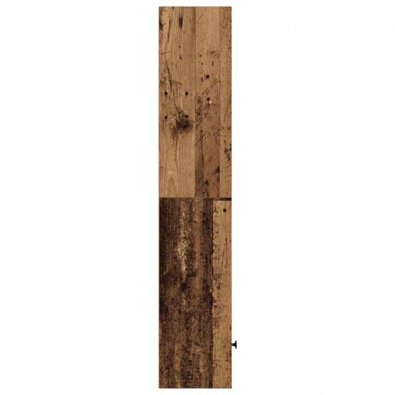 Regał, stare drewno, 31x24x127 cm, materiał drewnopochodny