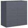 Doniczka Antracyt 80x40x80 cm Stal walcowana na zimno