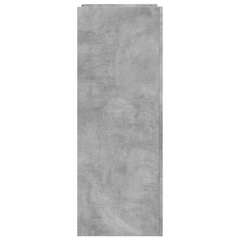 Szafka na buty, szarość betonu, 52x37,5x100 cm