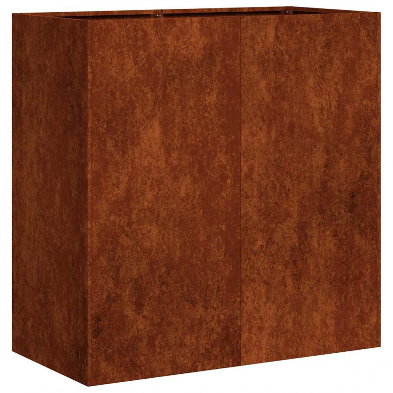 Doniczka Rusty 80x40x80 cm Stal nierdzewna