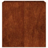 Doniczka Rusty 80x40x80 cm Stal nierdzewna