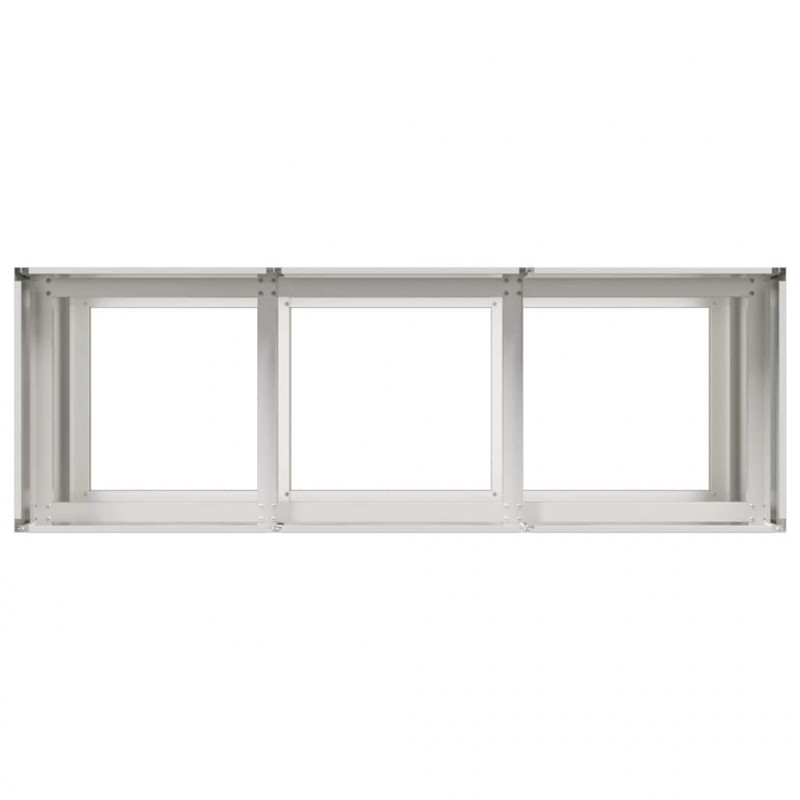 Doniczka 120x40x80 cm Stal nierdzewna