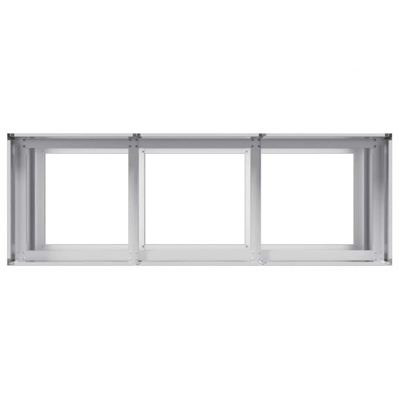 Doniczka 120x40x80 cm Stal ocynkowana