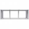 Doniczka 120x40x80 cm Stal ocynkowana