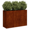 Doniczka Rusty 120x40x80 cm Stal nierdzewna