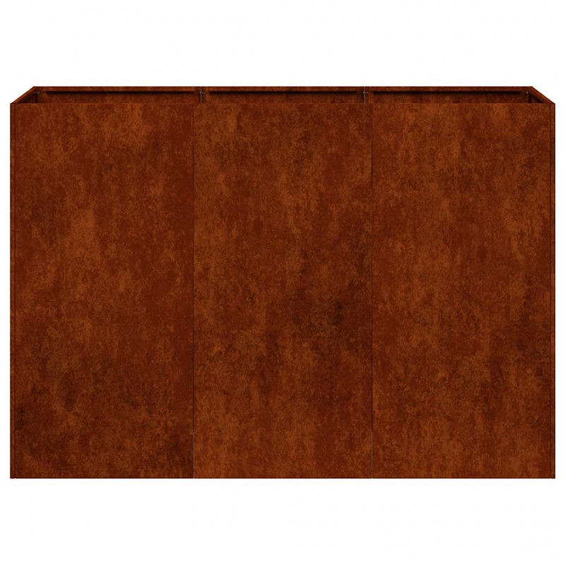 Doniczka Rusty 120x40x80 cm Stal nierdzewna