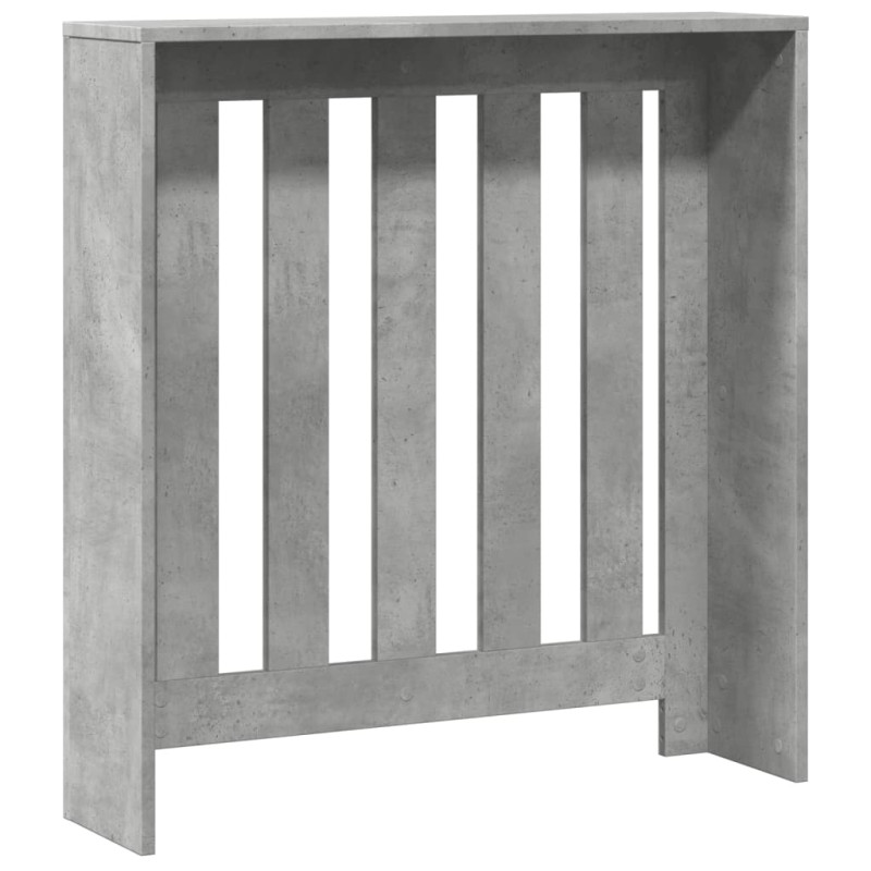 Osłona na grzejnik, szarość betonu, 78x20x82 cm