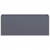 Doniczka Antracyt 200x40x80 cm Stal walcowana na zimno