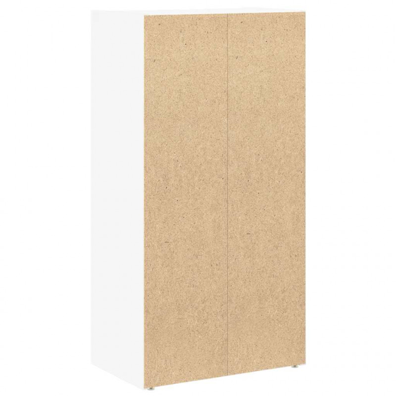 Regał na książki, biała, 40x24x77 cm, materiał drewnopochodny