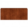 Doniczka Rusty 200x40x80 cm Stal nierdzewna