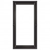 Doniczka Czarna 40x80x40 cm Stal walcowana na zimno