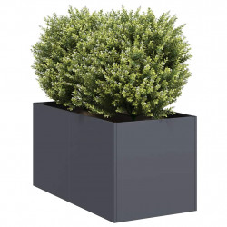 Doniczka Antracyt 40x80x40 cm Stal walcowana na zimno