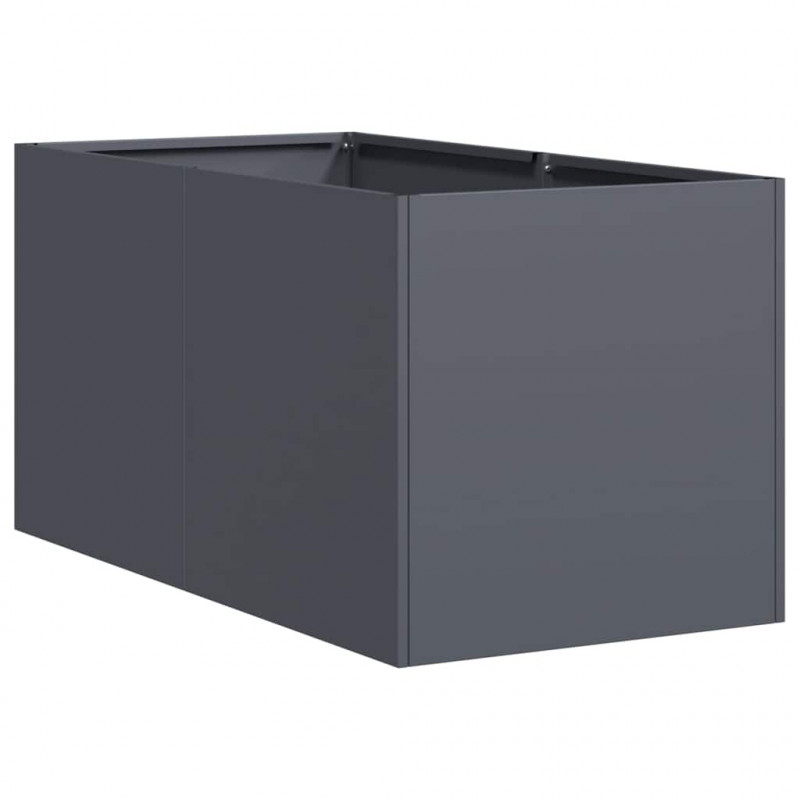 Doniczka Antracyt 40x80x40 cm Stal walcowana na zimno
