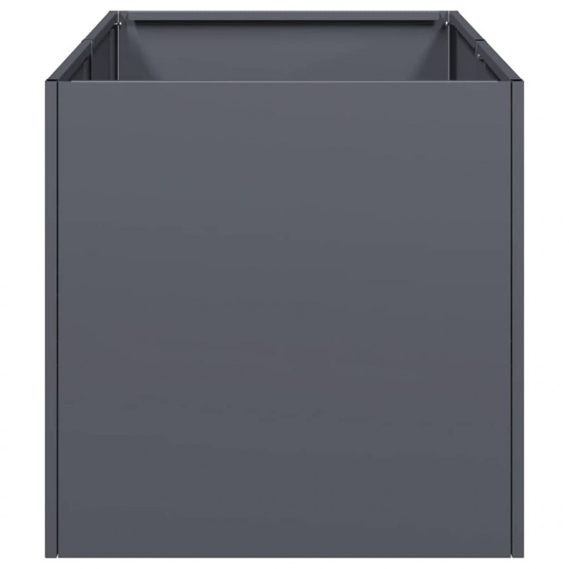 Doniczka Antracyt 40x80x40 cm Stal walcowana na zimno