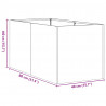 Doniczka Antracyt 40x80x40 cm Stal walcowana na zimno
